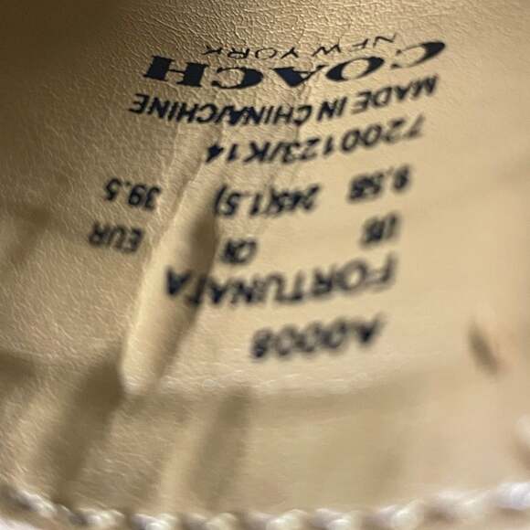 Coach Fortunata Signature Loafers, - Picture 5 of 9